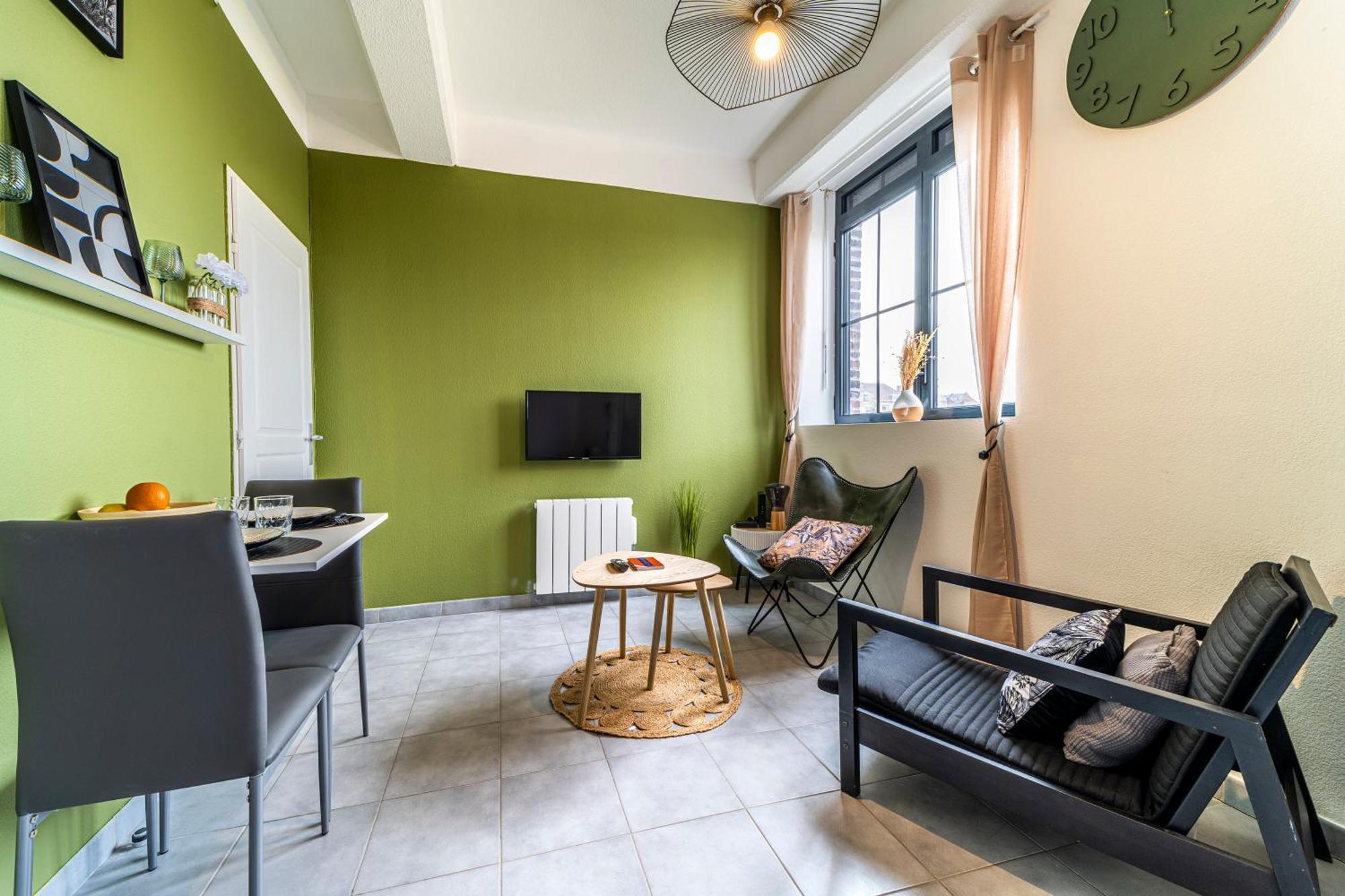 Stay Cosy Lille I Tourcoing - Appartement - Hypercentre - Parking Securise - Wifi - Netflix - Cuisine Eksteriør bilde